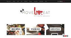 Desktop Screenshot of moveloveeat.com